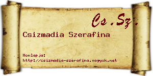 Csizmadia Szerafina névjegykártya